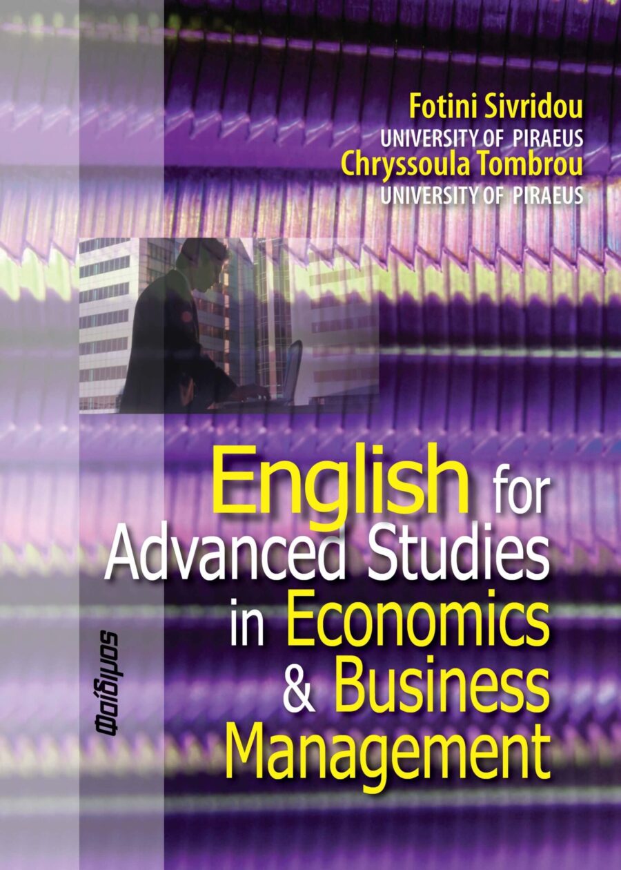 ENGLISH FOR ADVANCED STUDIES IN ECONOMICS AND BUSINESS MANAGEMENT-Teacher's Book